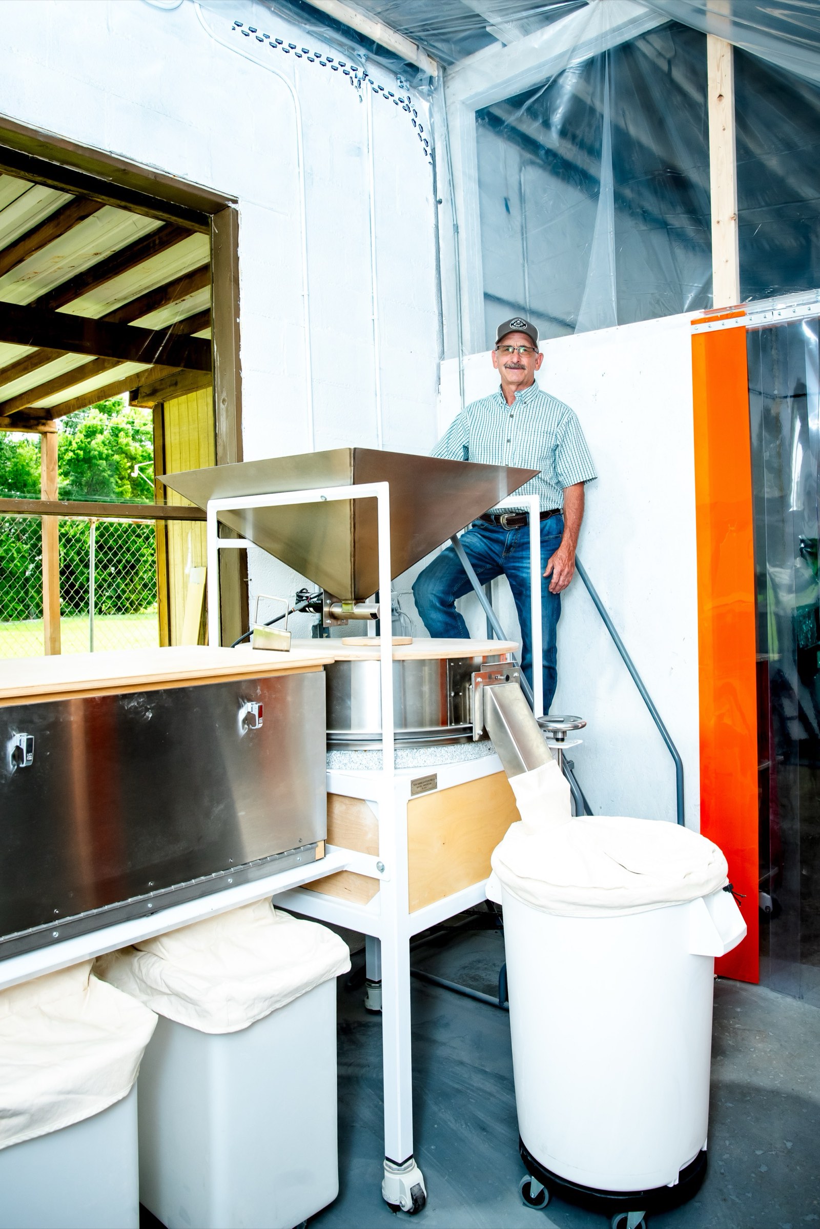 Milling operations at Willow Creek Farms